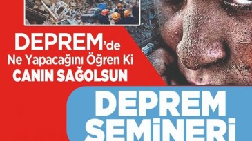 KIRIKHAN’DA DEPREM SEMİNERLERİ BAŞLIYOR