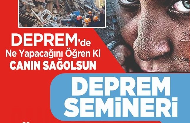 KIRIKHAN’DA DEPREM SEMİNERLERİ BAŞLIYOR