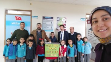 KIRIKHAN’LI MİNİK ELLER ELAZIĞ DEPREMİ İÇİN BİRLEŞTİ