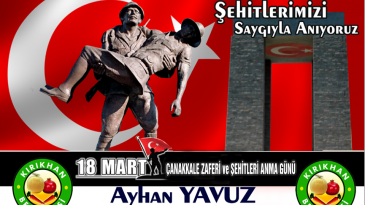 BAŞKAN YAVUZ; “ÇANAKKALE ZAFERİ TÜRK’ÜN ZAFERİDİR’’