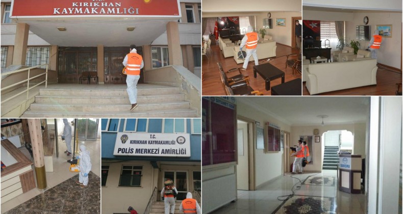 BAŞKAN YAVUZ, KIRIKHAN GENELİNDE İLAÇLAMA VE DEZENFEKTE ÇALIŞMALARINI BAŞLATTI