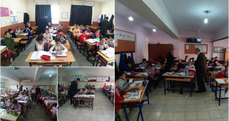 KIRIKHAN BELEDİYESİ ÖĞRENCİLERE DEPREM BROŞÜRÜ DAĞITTI