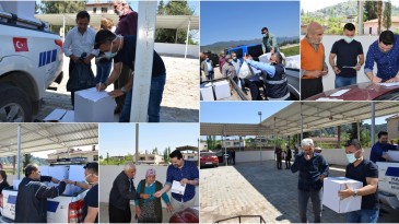 HATAY BÜYÜKŞEHİR BELEDİYESİ  GIDA YARDIMI YAPTI