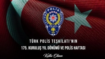 Vali Rahmi Doğan’ın 10 Nisan Polis Teşkilatı’nın kuruluş günü mesajı