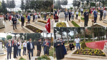 KIRIKHAN ŞEHİTLİĞİNDE DUYGUSAL BAYRAMLAŞMA