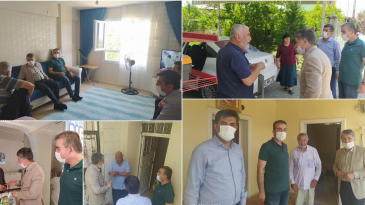 BAŞKAN YAVUZ BABALAR GÜNÜNDE ŞEHİT BABALARINI ZİYARET ETTİ