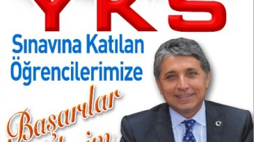 BAŞKAN YAVUZ; “YKS SINAVINA GİRECEK TÜM ÖĞRENCİLERİMİZE BAŞARILAR DİLERİM”