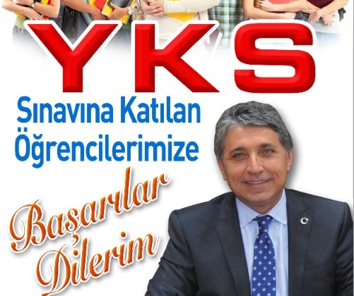 BAŞKAN YAVUZ; “YKS SINAVINA GİRECEK TÜM ÖĞRENCİLERİMİZE BAŞARILAR DİLERİM”
