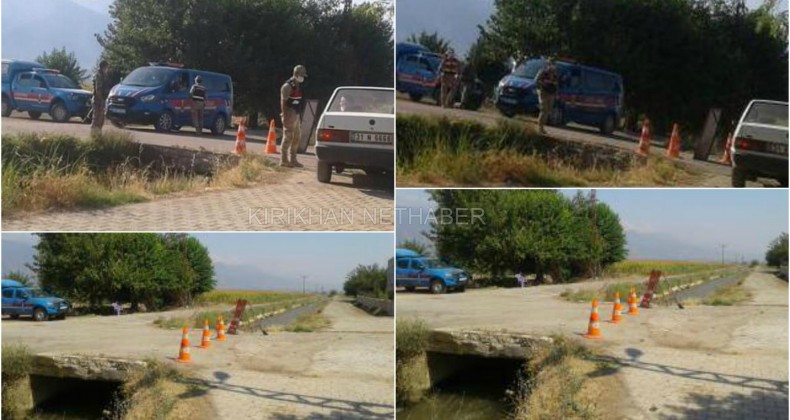 KIRIKHAN CİNTEPE MAHALLESİ KARANTİNAYA ALINDI