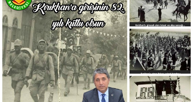 BAŞKAN YAVUZ “KIRIKHAN’IN 82.KURTULUŞ BAYRAMI KUTLU OLSUN”