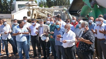 BAŞKAN YAVUZ YENİ OTO GALERİCİLER SİTESİNİN TEMELİNİ ATTI