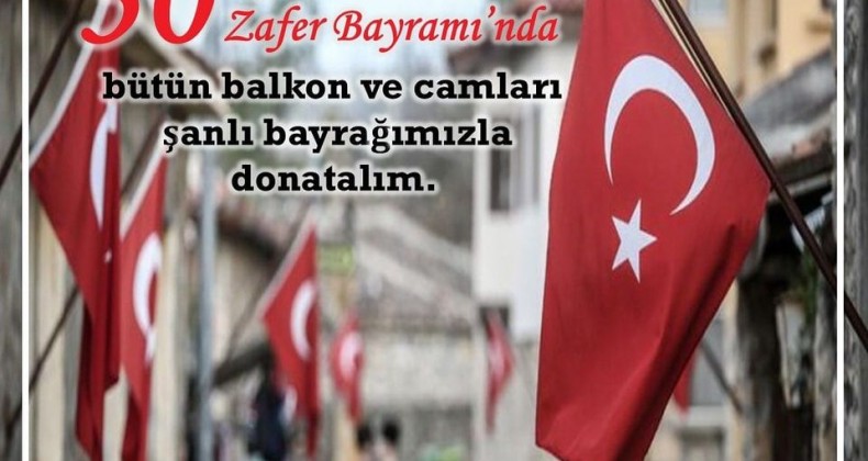 ”BİR BAYRAKTA SEN AS!”