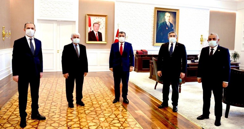 MİLLETVEKİLİ  YAYMAN SAĞLIK BAKANI FAHRETTİN KOCA İLE HATAY İÇİN GÖRÜŞTÜ