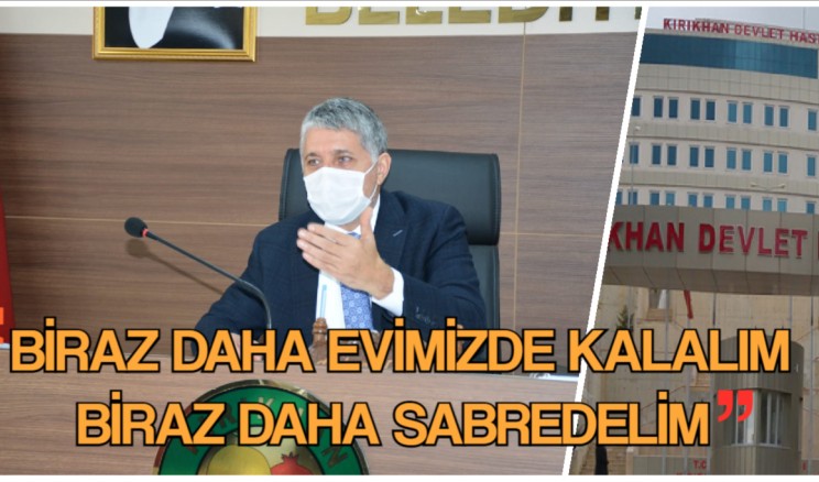 YAVUZ; “KIRIKHAN’DAKİ PANDEMİ, DÜŞME EĞİLİMİNE GİRMİŞTİR.”