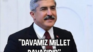 YAYMAN ”BİZİM SİYASET ANLAYIŞIMIZDA MİLLETİMİZE HİZMET ESASTIR”