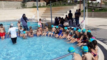 KIRIKHAN BELEDİYE SPOR YÜZME KURSLARI BAŞLADI
