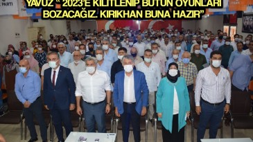 YAVUZ; “SİZİ DÜNDE KİMSEYE MUHTAÇ ETMEDİK, BUNDAN SONRADA KİMSEYE MUHTAÇ ETMEYECEĞİZ”