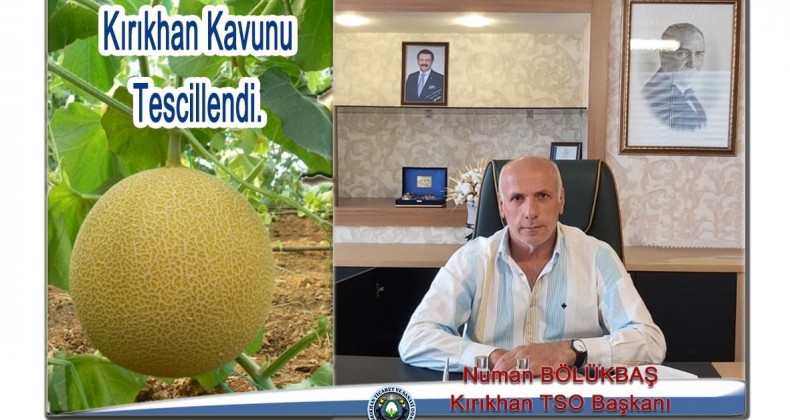 KIRIKHAN KAVUNU TESCİLLENDİ, ŞİMDİ SIRA AVRUPA BİRLİĞİ KOMİSYONUNDA