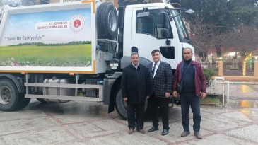 ÇEVRE VE ŞEHİRCİLİK BAKANLIĞI’NDAN KIRIKHAN’A ÇÖP TOPLAMA ARACI HİBE EDİLDİ