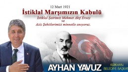 YAVUZ; “ALLAH (C.C.) TÜRK MİLLETİNE BİR DAHA İSTİKLAL MARŞI YAZDIRMASIN”