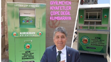 GİYİLMEYEN KIYAFETLER ÇÖPE DEĞİL KUMBARAYA