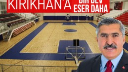 KIRIKHAN KAPALI SPOR SALONU AÇILIŞA HAZIR