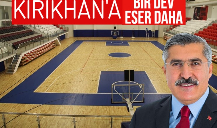 KIRIKHAN KAPALI SPOR SALONU AÇILIŞA HAZIR
