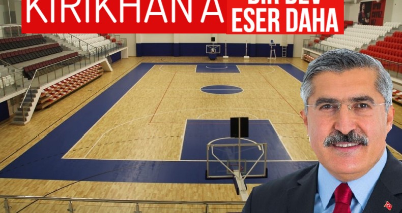 KIRIKHAN KAPALI SPOR SALONU AÇILIŞA HAZIR