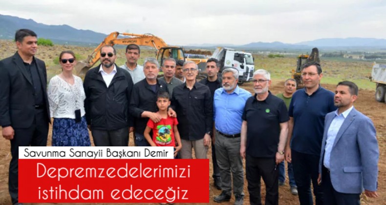 Savunma Sanayii Başkanı İsmail Demir Kırıkhan’da