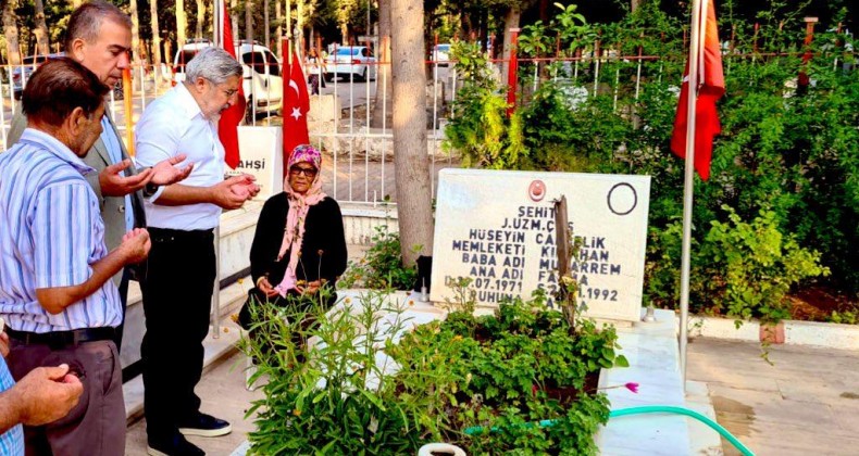 YAYMAN ŞEHİT AİLELERİNİ UNUTMADI