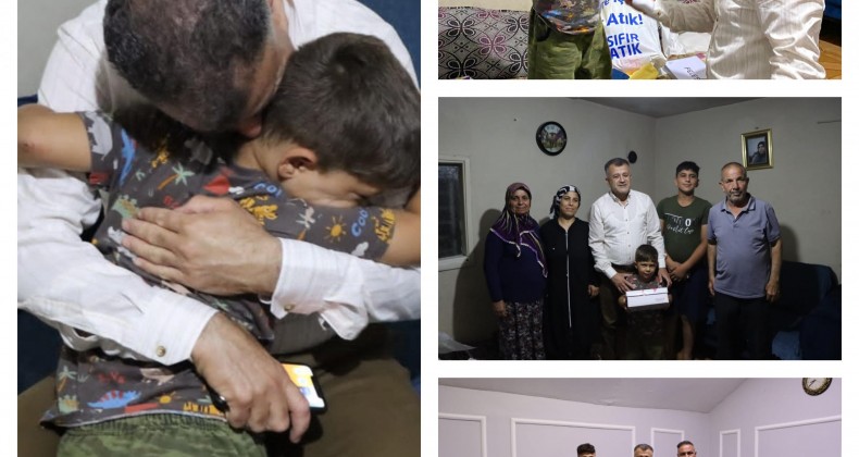 BELEDİYE BAŞKANI HACIOĞLU'DAN ÖKSÜZ VE YETİM ÇOCUKLARA BAYRAM SÜRPRİZİ