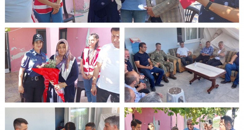 KIRIKHAN’DA 15 TEMMUZ ŞEHİTLERİNİN AİLELERİ ZİYARET EDİLDİ