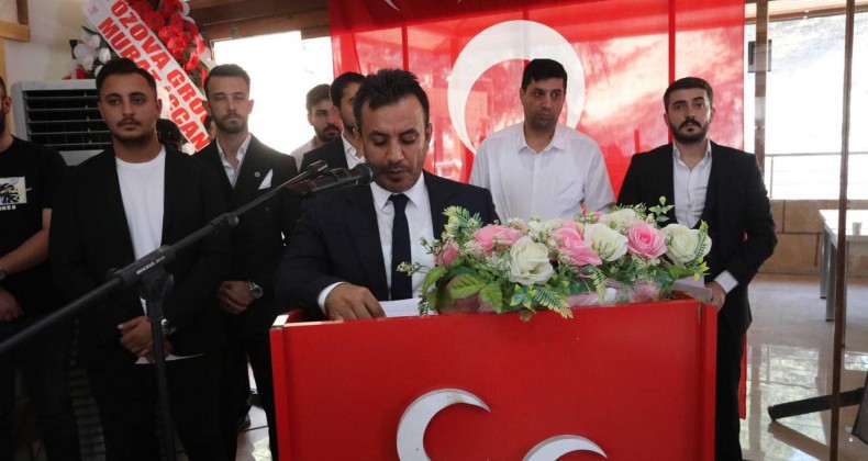 KIRIKHAN MHP’DE BAŞKAN HAMZA CİRNOOĞLU GÜVEN TAZELEDİ