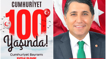 BAŞKAN YAVUZ “29 EKİM CUMHURİYET BAYRAMIMIZ KUTLU OLSUN”