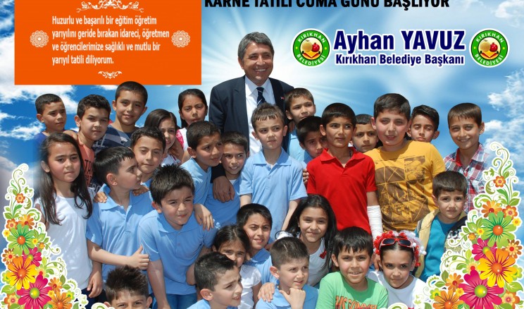 BAŞKAN YAVUZ’UN 2023-2024 EĞİTİM VE ÖĞRETİM YILI YARIYIL TATİLİ MESAJI