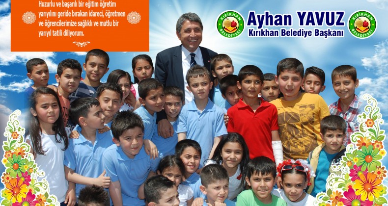 BAŞKAN YAVUZ’UN 2023-2024 EĞİTİM VE ÖĞRETİM YILI YARIYIL TATİLİ MESAJI