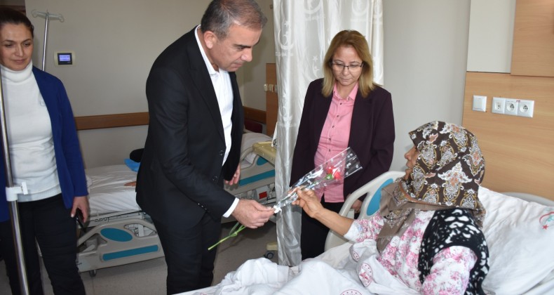 ÖMER ERDAL ÇELİK HASTALARIN HAYIR DUASINI ALDI