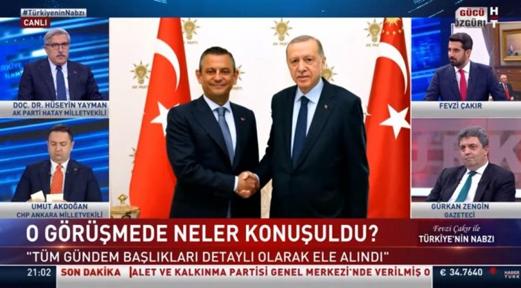 YAYMAN: ERDOĞAN-ÖZEL GÖRÜŞMESİ SİYASETEN OLUMLUDUR