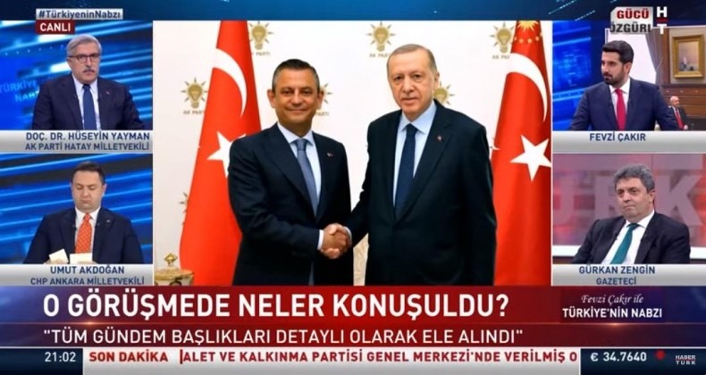 YAYMAN: ERDOĞAN-ÖZEL GÖRÜŞMESİ SİYASETEN OLUMLUDUR