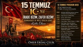 KIRIKHAN, 15 TEMMUZ’DA TEK YÜREK OLACAK