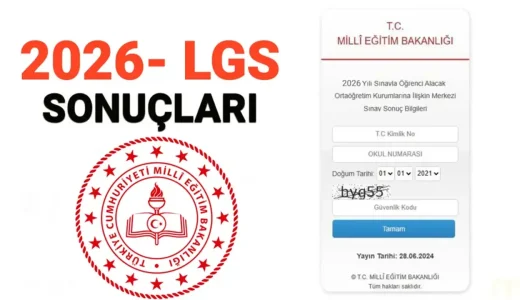 LGS SONUÇLARI AÇIKLANDI