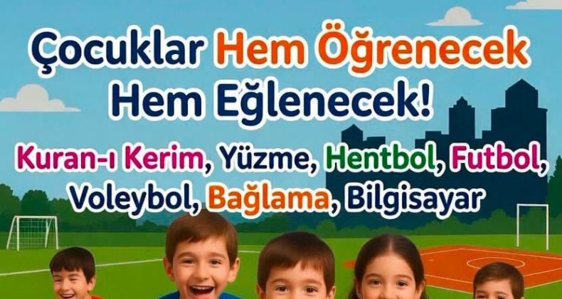 Kırıkhan’da Yaz Dönemi Kurs Başvuruları Başladı: Çocuklar Hem Öğrenecek Hem Eğlenecek!