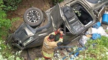 BELEN’DE TRAFİK KAZASI: 7 YARALI