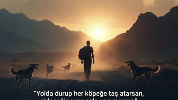 Yolda Durup Her Köpeğe Taş Atarsan…