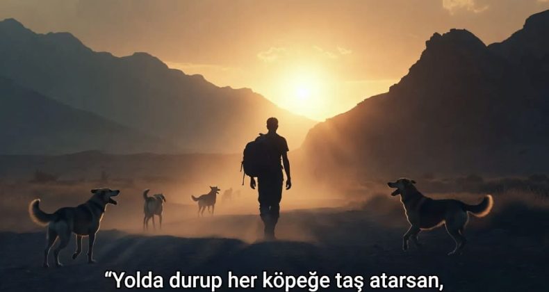 Yolda Durup Her Köpeğe Taş Atarsan…
