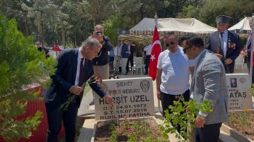 15 Temmuz Şehitleri Kırıkhan Şehitliği’nde Dualarla Yâd Edildi