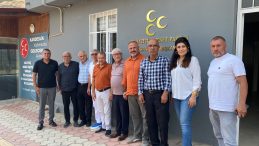 Kırıkhan Sevdalıları Derneği’nden MHP İlçe Başkanı Çiftçiler’e Hayırlı Olsun Ziyareti