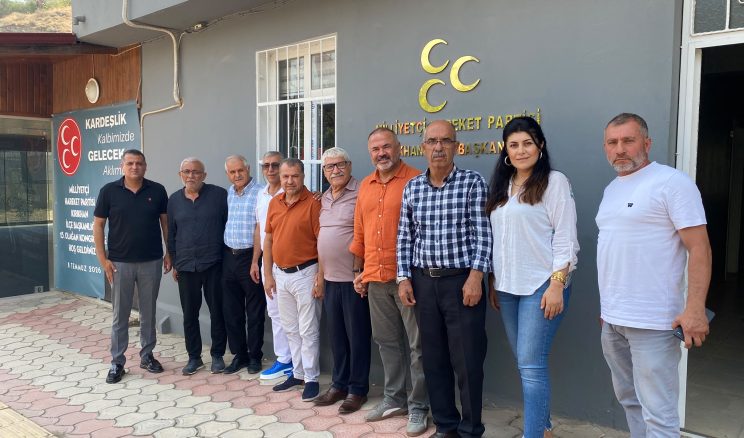 Kırıkhan Sevdalıları Derneği’nden MHP İlçe Başkanı Çiftçiler’e Hayırlı Olsun Ziyareti