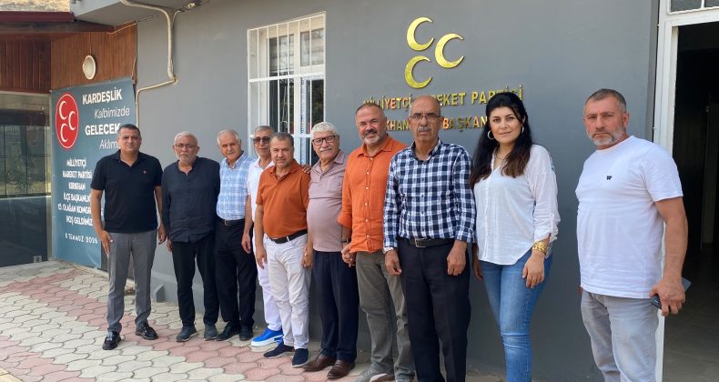 Kırıkhan Sevdalıları Derneği’nden MHP İlçe Başkanı Çiftçiler’e Hayırlı Olsun Ziyareti