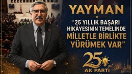 Yayman: Yeni Bir Sözleşme, Yeni Bir Hayal, Yeni Bir Başarı Öyküsü Önerme Zamanındayız”